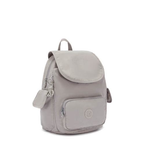 Grey Kipling City Pack Small Backpacks | AE693YSUR