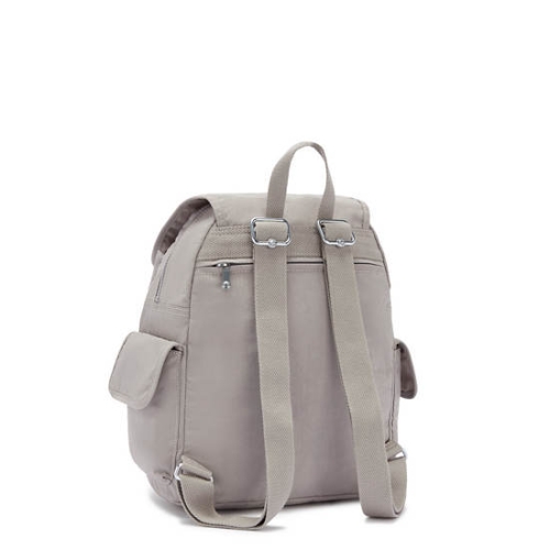 Grey Kipling City Pack Small Backpacks | AE693YSUR