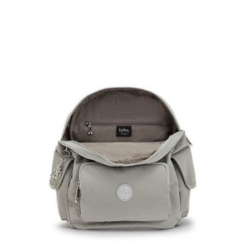 Grey Kipling City Pack Small Classic Backpacks | AE452UTXQ