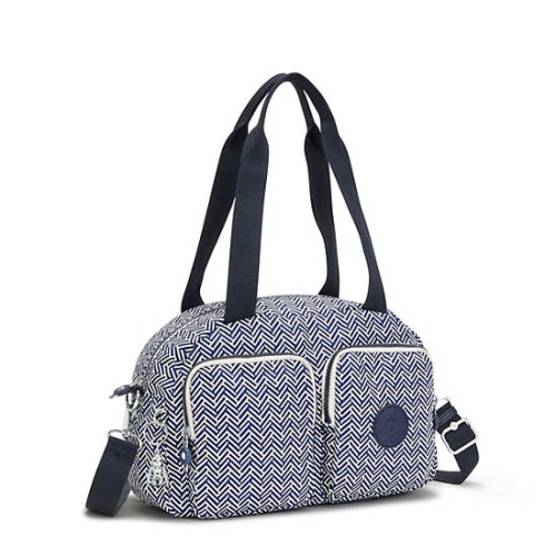 Grey Kipling Cool Defea Printed Shoulder Bags | AE276FBXO