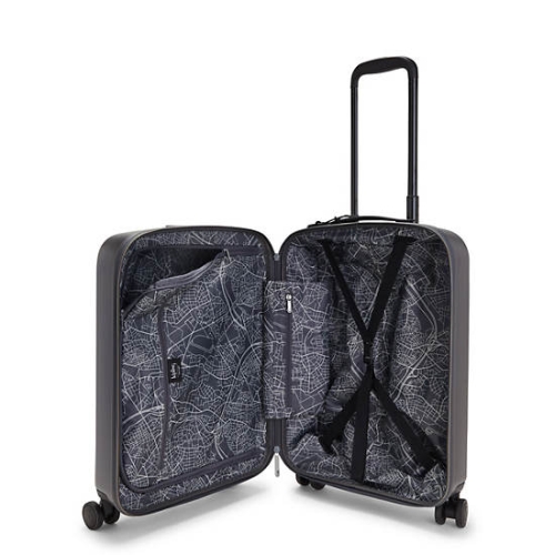 Grey Kipling Curiosity Small 4 Wheeled Rolling Suitcases | AE374FANU