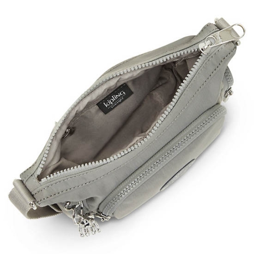 Grey Kipling Gabbie Mini Crossbody Bags | AE360OBYK