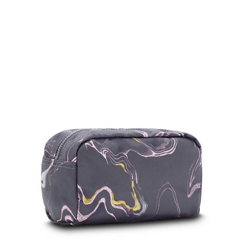 Grey Kipling Gleam Printed Pouches | AE489JXIO