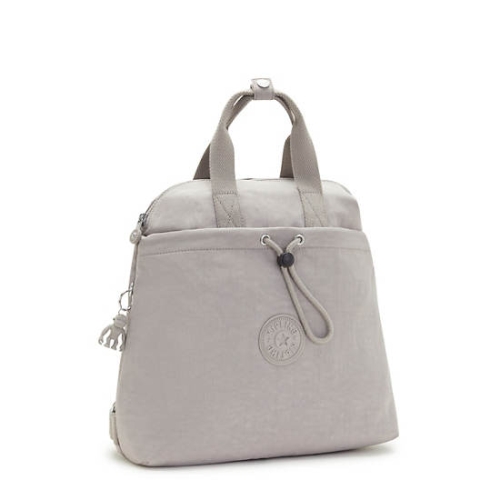 Grey Kipling Goyo Medium Backpack Tote Handbags | AE569VAQP