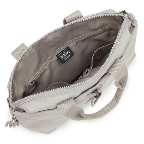 Grey Kipling Goyo Medium Backpack Tote Handbags | AE569VAQP