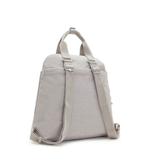 Grey Kipling Goyo Medium Backpack Tote Handbags | AE569VAQP