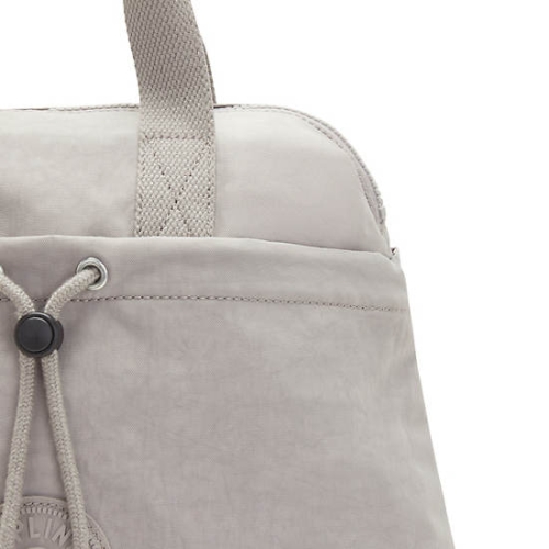 Grey Kipling Goyo Medium Backpack Tote Handbags | AE569VAQP