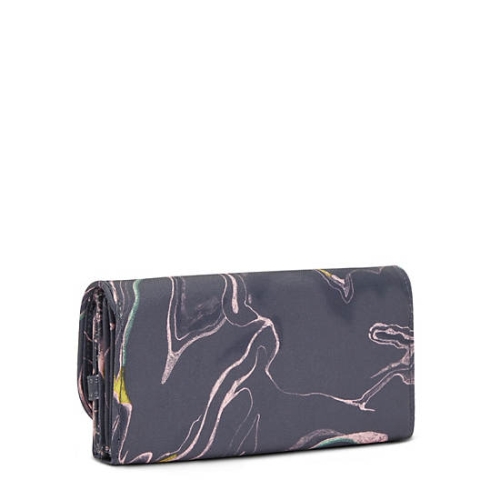 Grey Kipling Money Land Printed Snap Wallets | AE412ZGUS