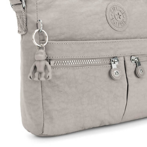 Grey Kipling New Angie Crossbody Bags | AE413NAJD