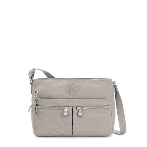 Grey Kipling New Angie Crossbody Bags | AE413NAJD