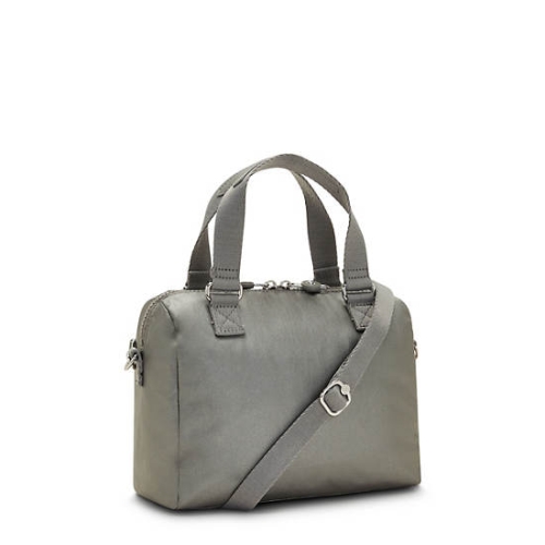 Grey Kipling Zeva Metallic Handbags | AE517OVZI