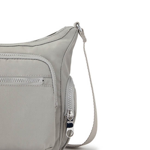 Grey Silver Kipling Gabbie Small Crossbody Bags | AE478OEDN