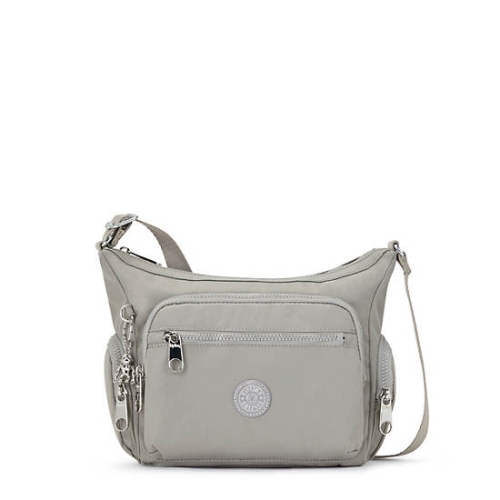 Grey Silver Kipling Gabbie Small Crossbody Bags | AE478OEDN