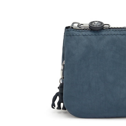 Navy Grey Kipling Creativity Large Pouches | AE270ORGS