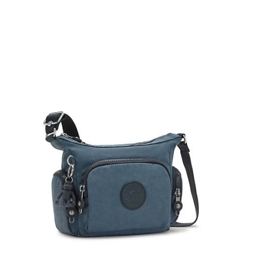 Navy Grey Kipling Gabbie Mini Crossbody Bags | AE785MLWB