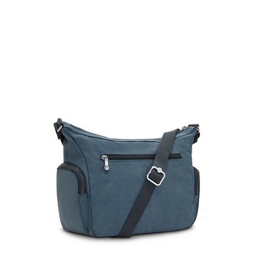 Navy Grey Kipling Gabbie Small Crossbody Bags | AE185LAFC