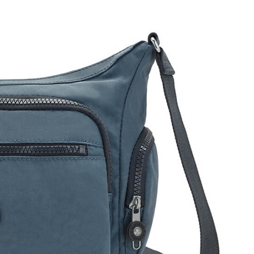 Navy Grey Kipling Gabbie Small Crossbody Bags | AE185LAFC