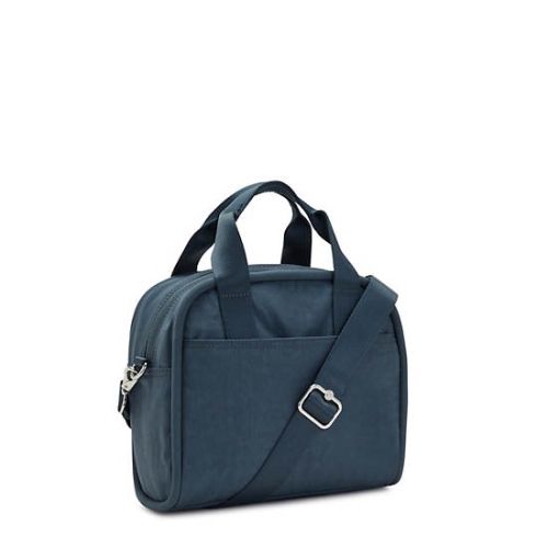 Navy Grey Kipling Hadya Shoulder Bags | AE815PCSI