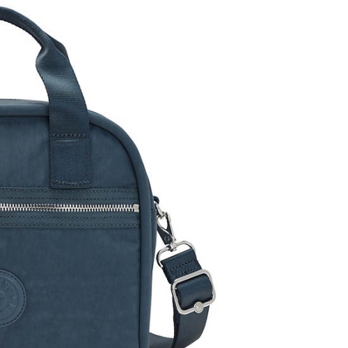 Navy Grey Kipling Hadya Shoulder Bags | AE815PCSI