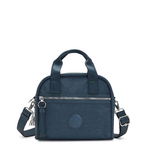 Navy Grey Kipling Hadya Shoulder Bags | AE815PCSI