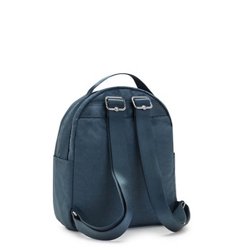 Navy Grey Kipling Kae Backpacks | AE913IADJ