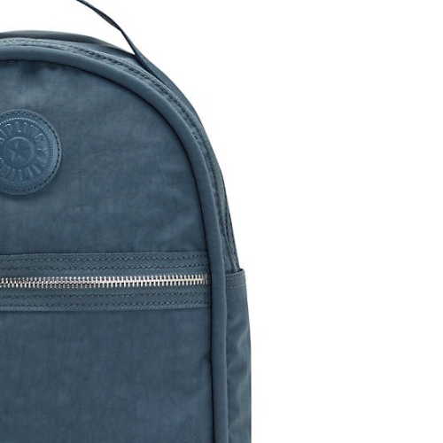 Navy Grey Kipling Kae Backpacks | AE913IADJ