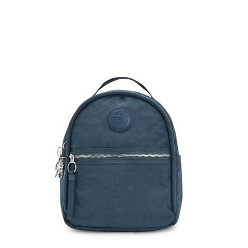 Navy Grey Kipling Kae Backpacks | AE913IADJ