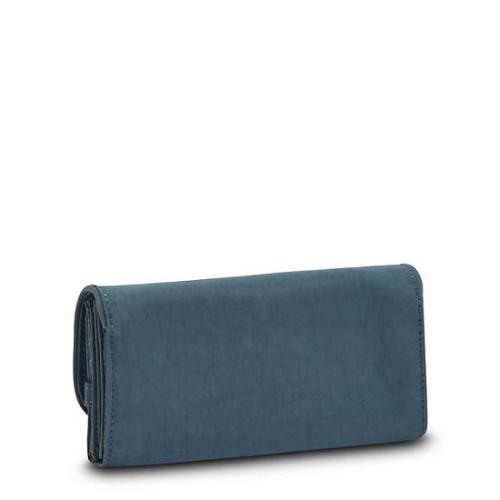 Navy Grey Kipling Money Land Snap Wallets | AE208REBA