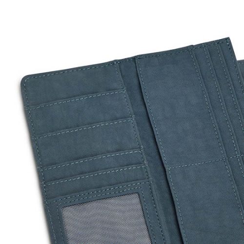 Navy Grey Kipling Money Land Snap Wallets | AE208REBA