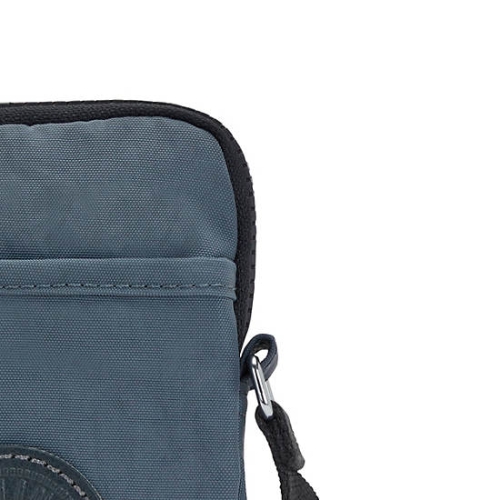 Navy Grey Kipling Tally Phone Bags | AE609XMSG