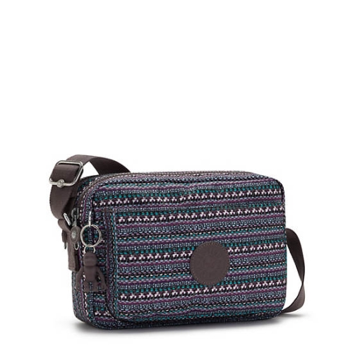 Navy Kipling Abanu Medium Printed Crossbody Bags | AE302HXDK