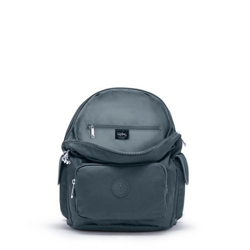 Navy Kipling City Pack Small Classic Backpacks | AE708MCNX