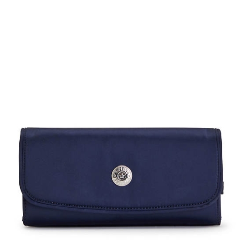 Navy Kipling Money Land Snap Wallets | AE138KWPX