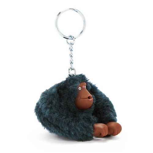 Navy Kipling Sven Small Monkey Keychains | AE831JUGY