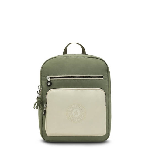 Olive Green Kipling Polly Backpacks | AE382NCSB