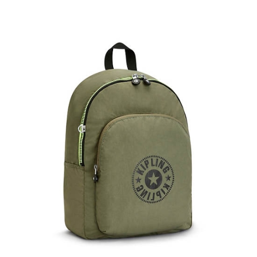 Olive Kipling Curtis Medium Backpacks | AE698GDBU