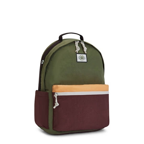 Olive Kipling Damien Large Laptop Backpacks | AE751YXLH