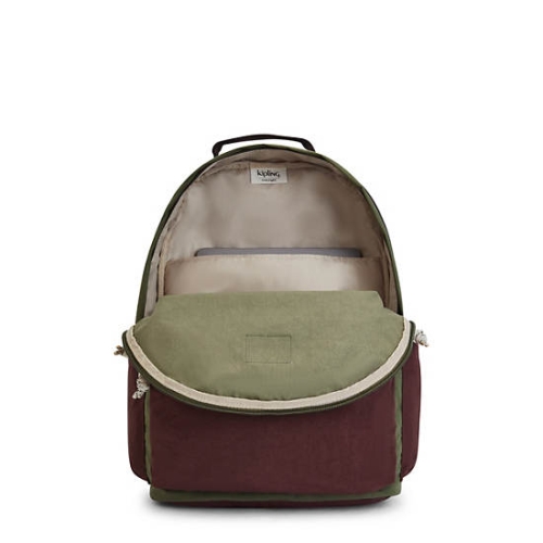 Olive Kipling Damien Large Laptop Backpacks | AE751YXLH