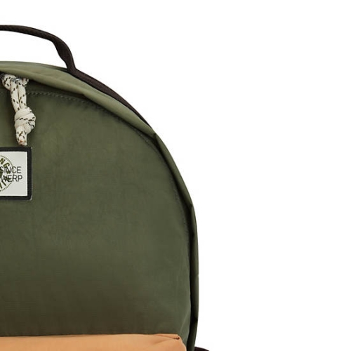 Olive Kipling Damien Large Laptop Backpacks | AE751YXLH