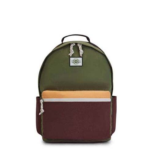 Olive Kipling Damien Large Laptop Backpacks | AE751YXLH