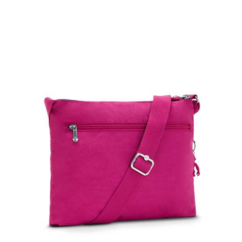 Pink Fuchsia Kipling Alvar Crossbody Bags | AE543DVRF