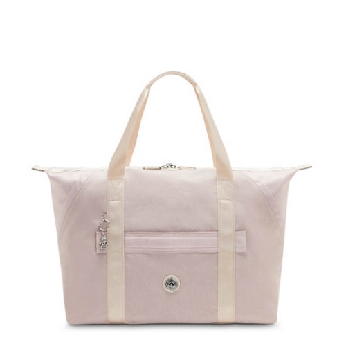 Pink Kipling Art Medium Classic Tote Bags | AE758LEIW