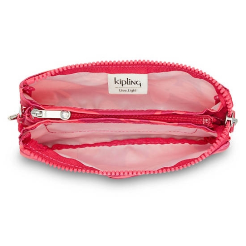 Pink Kipling Creativity Large Printed Pouches | AE346ZPSC