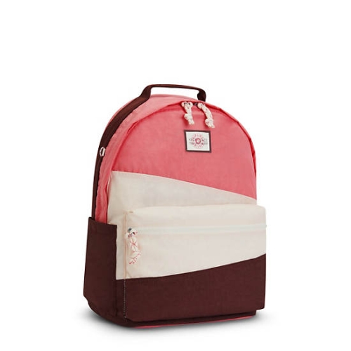 Pink Kipling Damien Large Laptop Backpacks | AE934NQKC