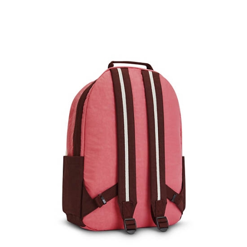 Pink Kipling Damien Large Laptop Backpacks | AE934NQKC