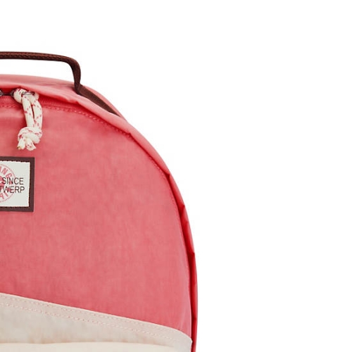 Pink Kipling Damien Large Laptop Backpacks | AE934NQKC