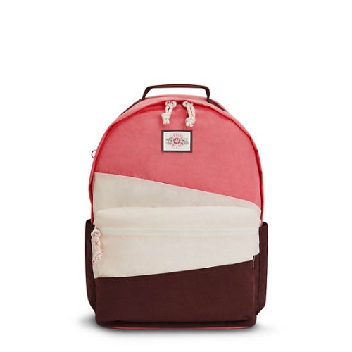 Pink Kipling Damien Large Laptop Backpacks | AE934NQKC