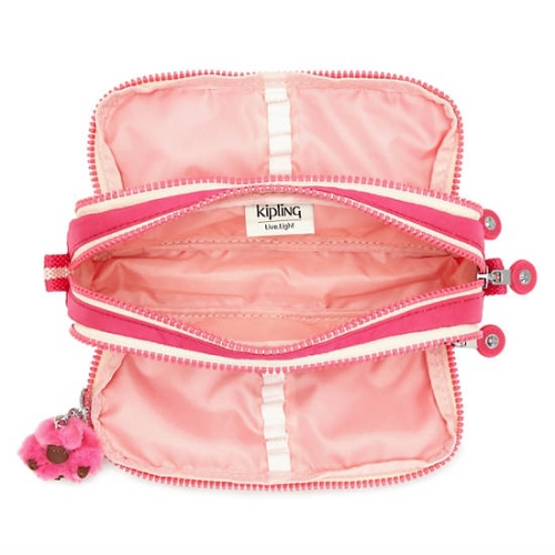 Pink Kipling Gitroy Pencil Case | AE419TVSG