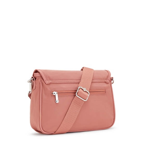 Pink Kipling Inaki Crossbody Bags | AE986QIME