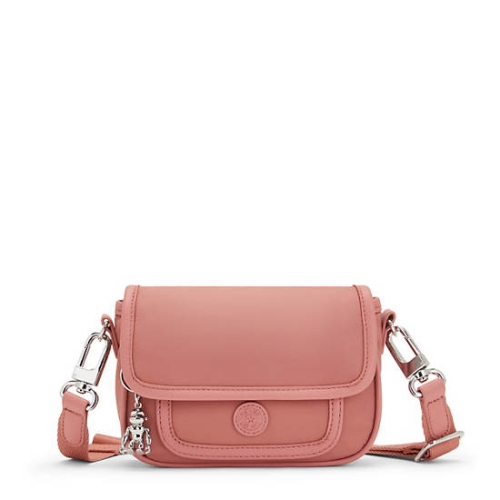 Pink Kipling Inaki Small Crossbody Bag Handbags | AE236MNWV